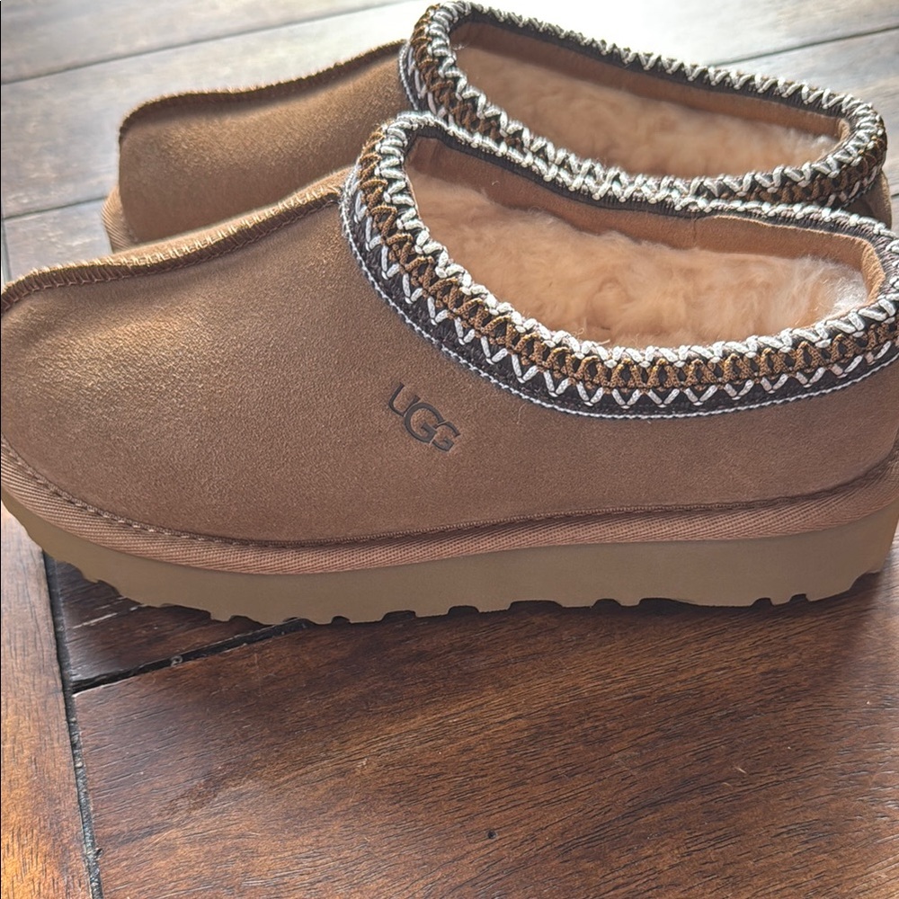 UGG Brown Mules with Shearling Lining - image 1